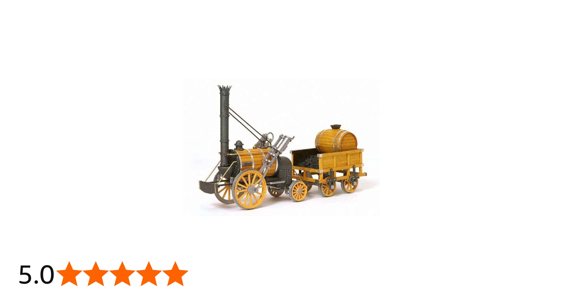 Amazon | 木製模型キット 蒸気機関車 ロケット号（ヨーク鉄道博物館