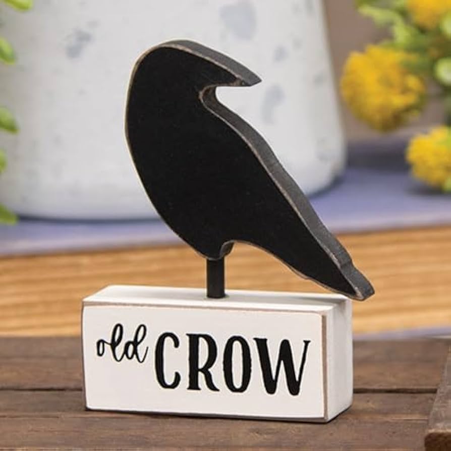 Amazon.com: HAPPY DEALS ~ Wooden Crow Sitter Block | 4 x 3.25