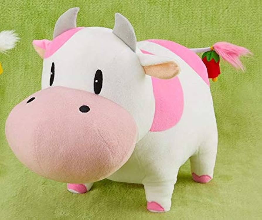 Amazon.co.jp: 牧場物語 うしぬいぐるみXL【ピンク】単品 : おもちゃ