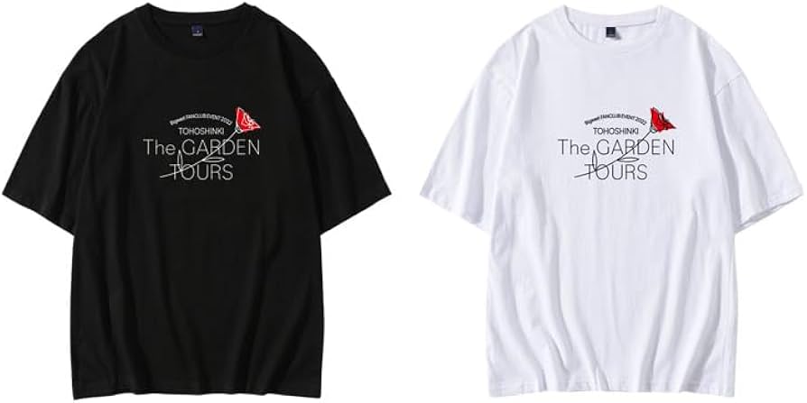 Amazon.co.jp: 東方神起 tシャツ 応援服 The GARDENTOURS ティーシャツ