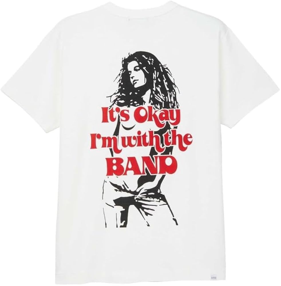 Amazon | [ヒステリックグラマー] I'M WITH THE BAND Tシャツ WHITE