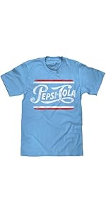 Amazon.com: Tee Luv Men's Pepsi Tokyo Japan T-Shirt - Retro Pepsi