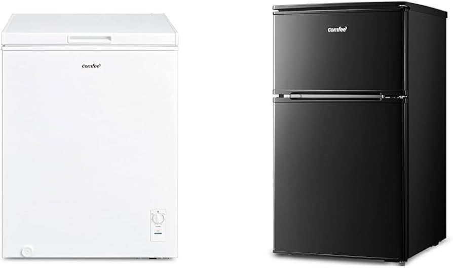 Amazon | COMFEE' 冷凍庫 142L 上開き ホワイト RCC143WH(E) 省エネ