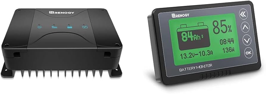 Amazon | Renogy DCC 走行充電器12V 50A MPPTチャージコントローラー