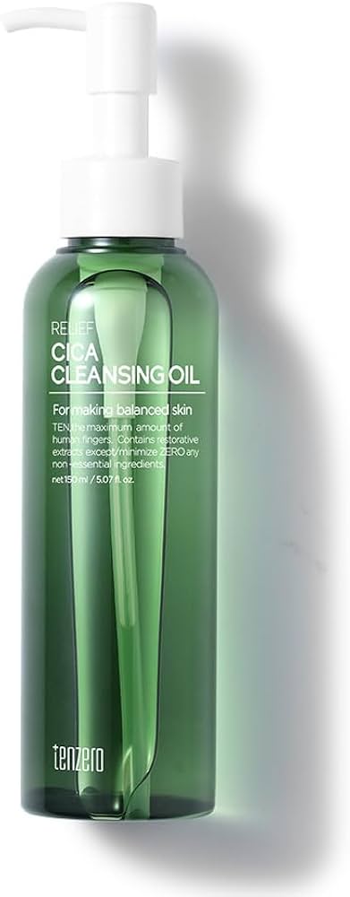 Amazon.com: tenzero Relief Cica Cleansing Oil 5.07 fl oz (150ml