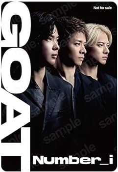 Amazon.co.jp: 【外付け特典 3形態セット】Number_i GOAT (初回生産