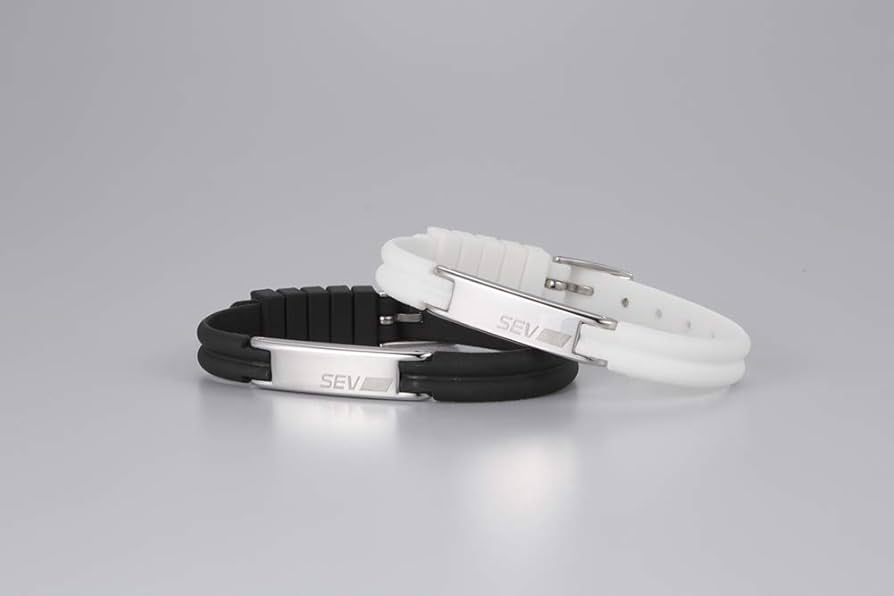 Amazon.co.jp: SEV(セブ)ラインブレスレット Lサイズ ホワイト