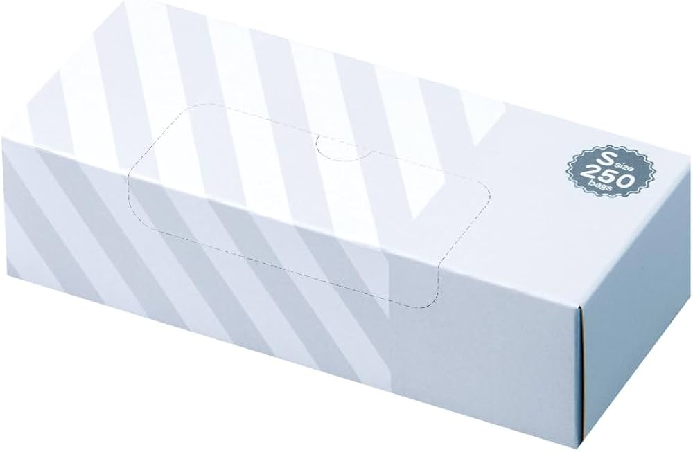 Amazon.co.jp: 臭わない袋 BOS ボス ストライプ/白 Sサイズ 250枚入