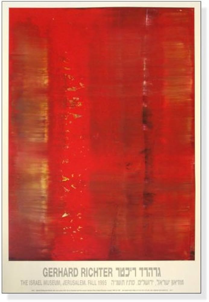 Amazon.co.jp: ポスター ゲルハルト リヒター Abstract painting