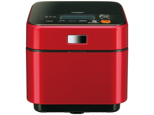 Amazon | 三菱 NJ-XSB10J-R 蒸気レスIH炭炊釜 (ルビーレッド) | 三菱