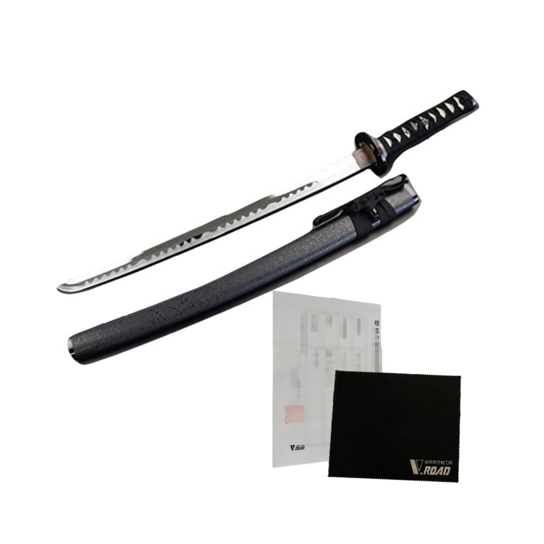 Amazon.co.jp: 模造刀 3点セット 関 黒石目小刀 並刀身 SW-100S V.ROAD