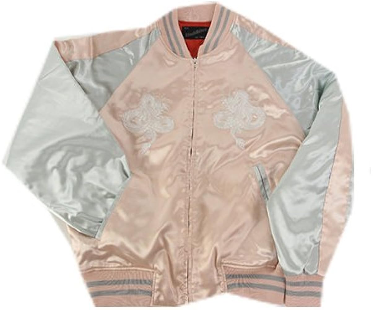 Amazon.co.jp: [星姫] 【Hoshihime 和柄 総刺繍スカジャン （白龍