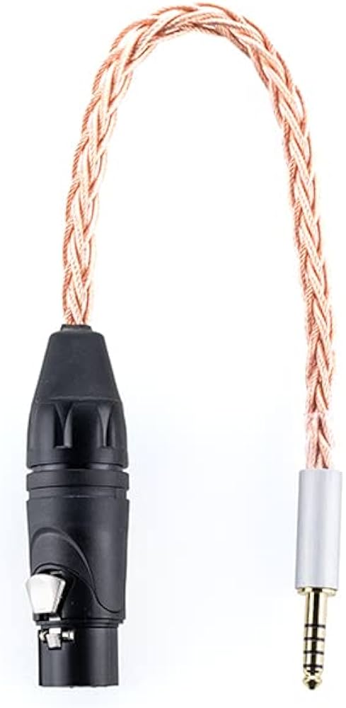 Amazon.com: Moondrop UP Earphone Upgrade Cable 4Pin XLR to 4.4mm