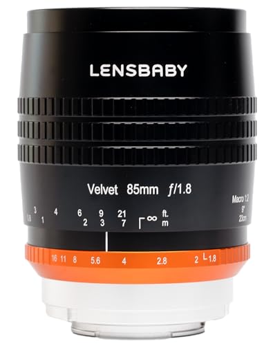 Amazon.co.jp: 【限定仕様モデル】Lensbaby 単焦点レンズ Velvet 85