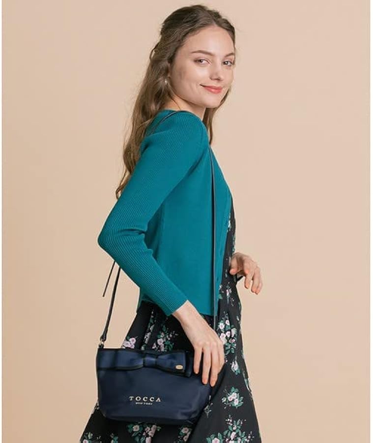 Amazon | [トッカ] BICOLOR RIBBON POCHETTE ポシェット ブラック系 F