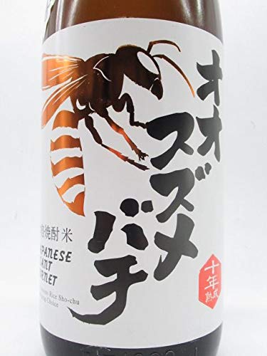 Amazon.co.jp: 千代の園 オオスズメバチ 十年熟成 米焼酎 25度 1800ml