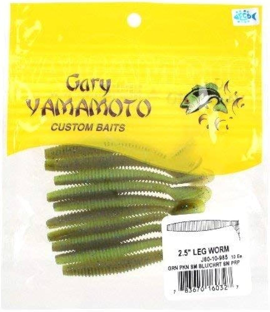 Amazon.co.jp: ゲーリーヤマモト 2.5インチ レッグワーム Gary