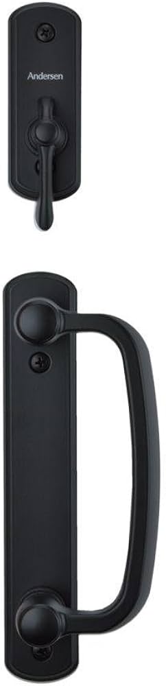 Andersen Albany 2-Panel Gliding Door Hardware Set in Black