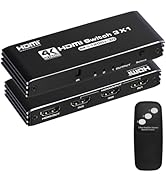 Amazon | HDMI 切替器 5入力1出力 セレクター 4K60Hz IRリモコン付き