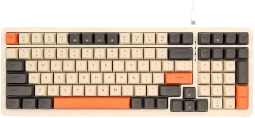 Amazon.com: Rii RK909 Wired Mechanical Gaming Keyboard, Blue