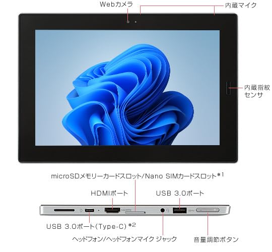 Amazon.co.jp: 【整備済み品】 NEC 10.1インチタブレット PC-VKF11U-5