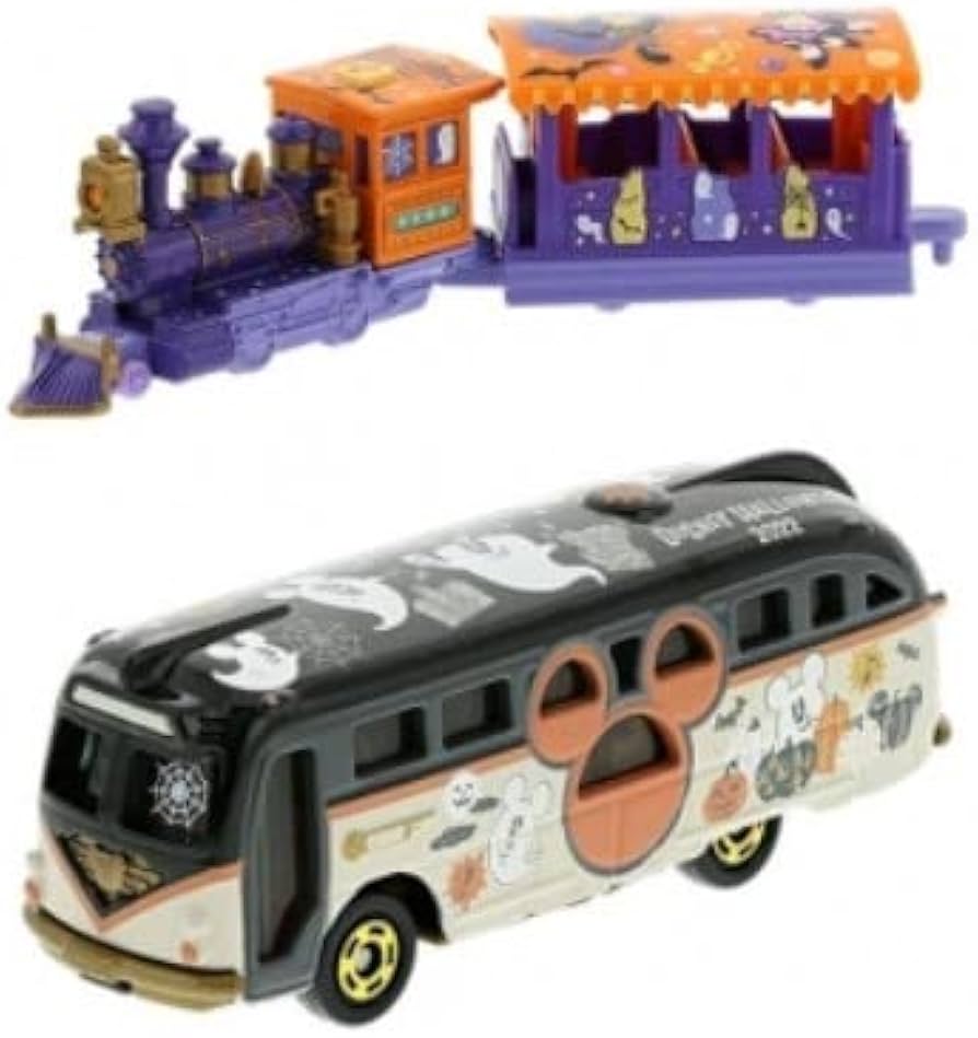 Amazon.co.jp: ディズニー ハロウィーン 2022 トミカ 2台 セット