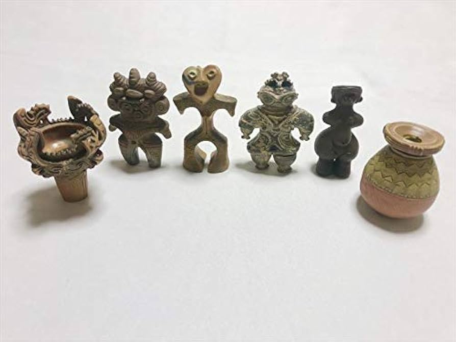 Amazon.co.jp: 6点セットB 土器 土偶 ミニフィギュア（サイズ：6cm