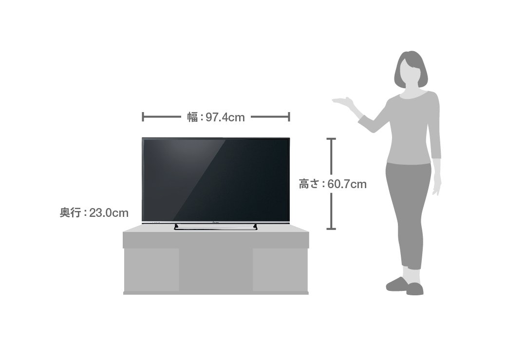 Amazon | 【整備済み品】パナソニック 液晶 テレビ 43V型 ビエラ TH