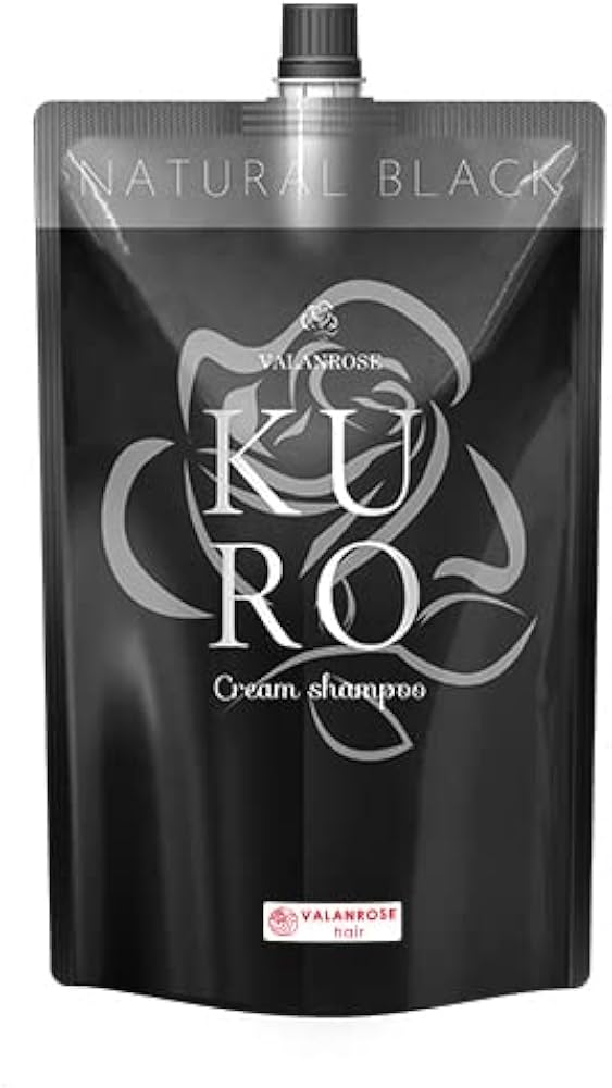 カラーリング・白髪染め VALANROSE KURO Cream shampoo 400g x 2