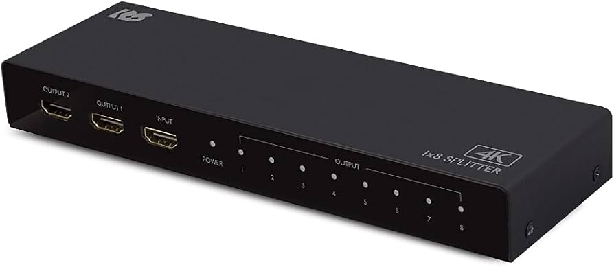 Amazon.co.jp: ラトックシステム 4K60Hz 1入力8出力 HDMI分配器 RS