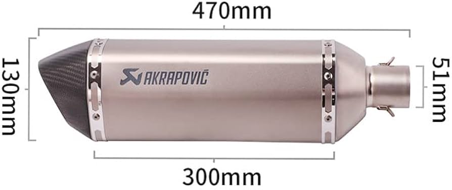 Amazon | スリップオンマフラー バイクサイレンサー バイクマフラー