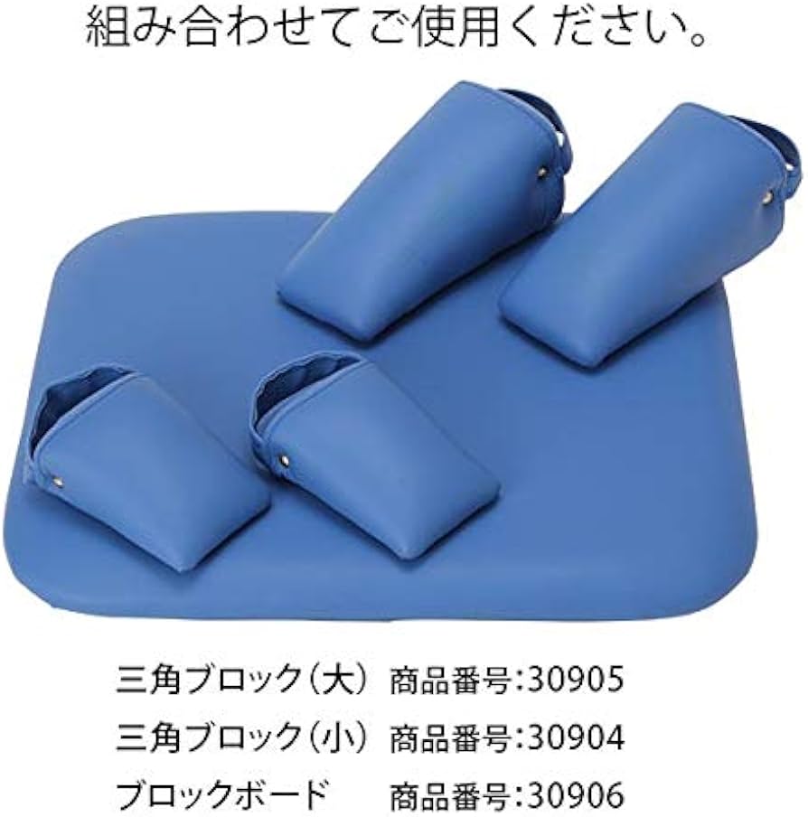 Amazon | 【全2種】 三角ブロック (小) 2個セット ブルー [ カイロ