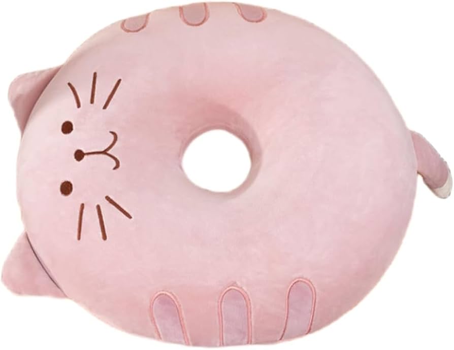 Amazon.co.jp: クッション 座布団 円座クッション ドーナツ型 腰当 猫