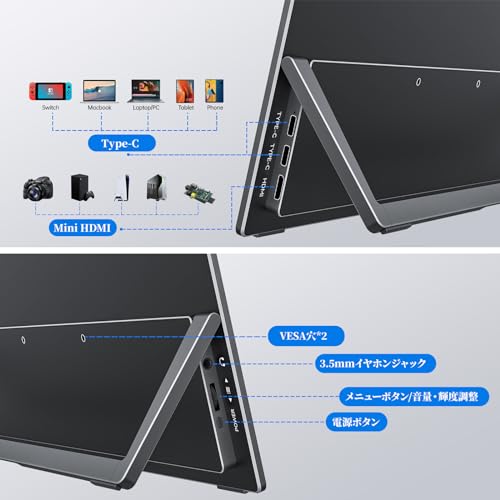 13.3インチ、フルHD。仕事に使うのにちょうど良いサブモニター