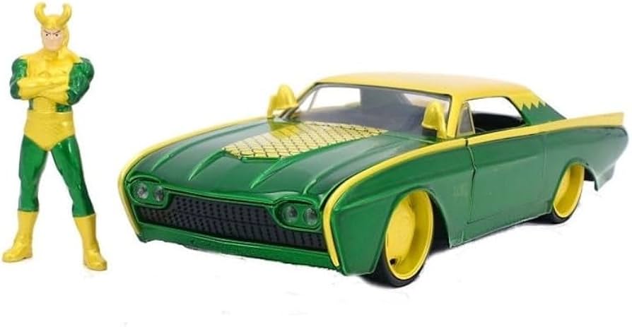 Amazon.com: Jada Toys Marvel 1:24 1963 Ford Thunderbird Die-cast