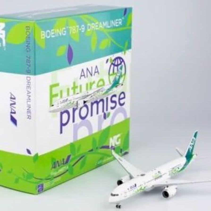 Amazon.co.jp: 1/400 ANA B787-9 JA871A グリーン塗装 緑 ANA 飛行機