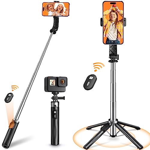 Amazon | 自撮り棒 【業界超ミニ·四脚安定モデル】 スマホスタンド