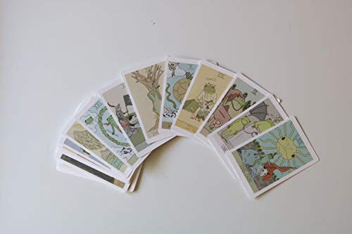 Amazon.co.jp: カエルタロットカード・オラクルカード22枚 カエル