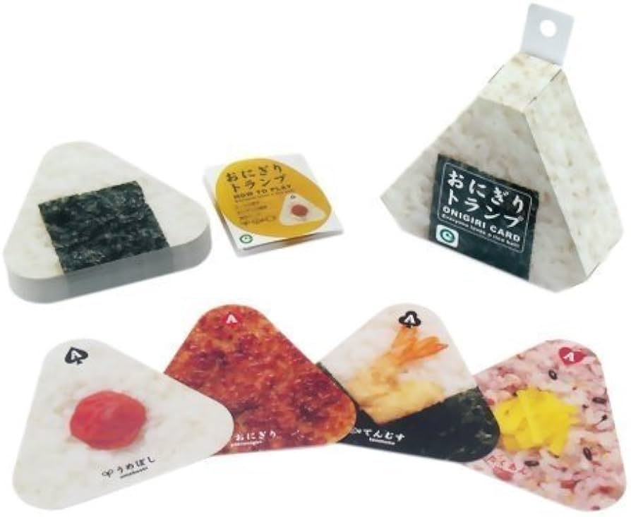 Amazon.co.jp: リアルトランプシリーズ おにぎりトランプ 紙製 日本製