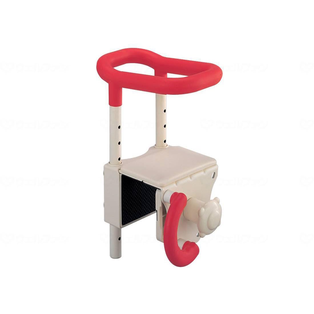 Amazon | アロン化成 安寿 高さ調節付浴槽手すりUST-130 レッド | 安寿