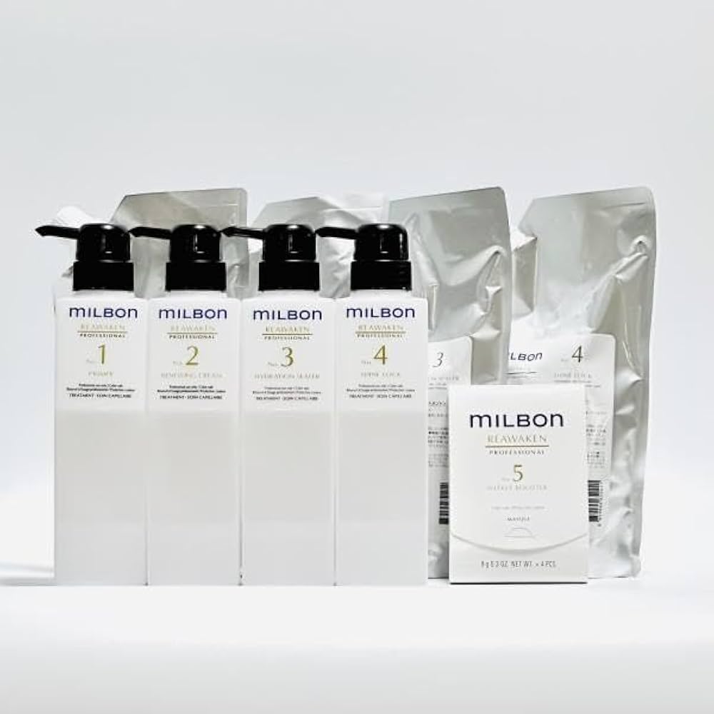 Amazon | 【セット品】ミルボン リアウェイクン 5ステップ