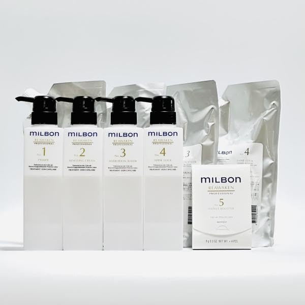 Amazon | 【セット品】ミルボン リアウェイクン 5ステップ