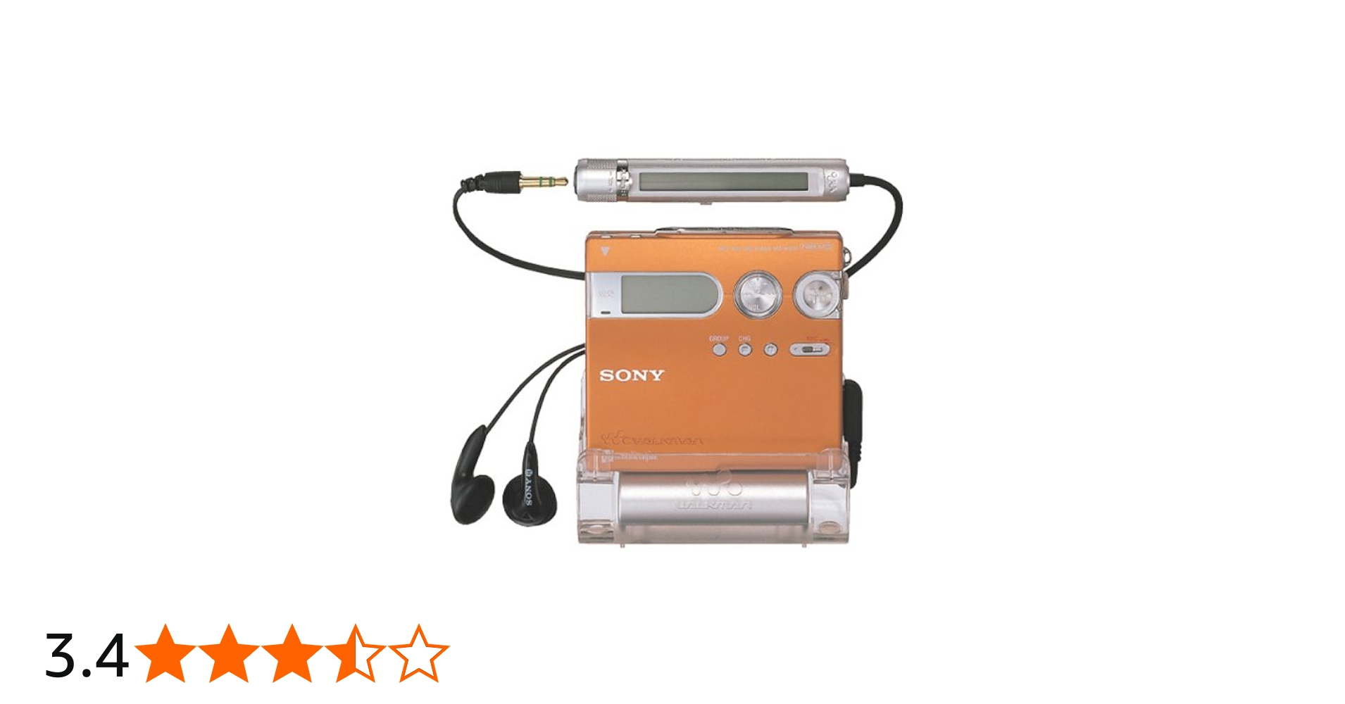 Amazon.co.jp: SONY MZ-N910 D MDウォークマン (オレンジ) : 楽器