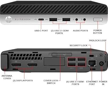 Amazon.com: HP Micro PC Elitedesk 800 G3 Mini Computer Desktop