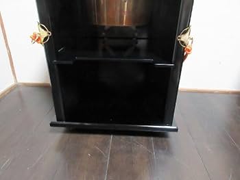 Amazon.co.jp: 510922 茶道具 御園棚セット 立礼棚 丸炉おとし 淡々斎