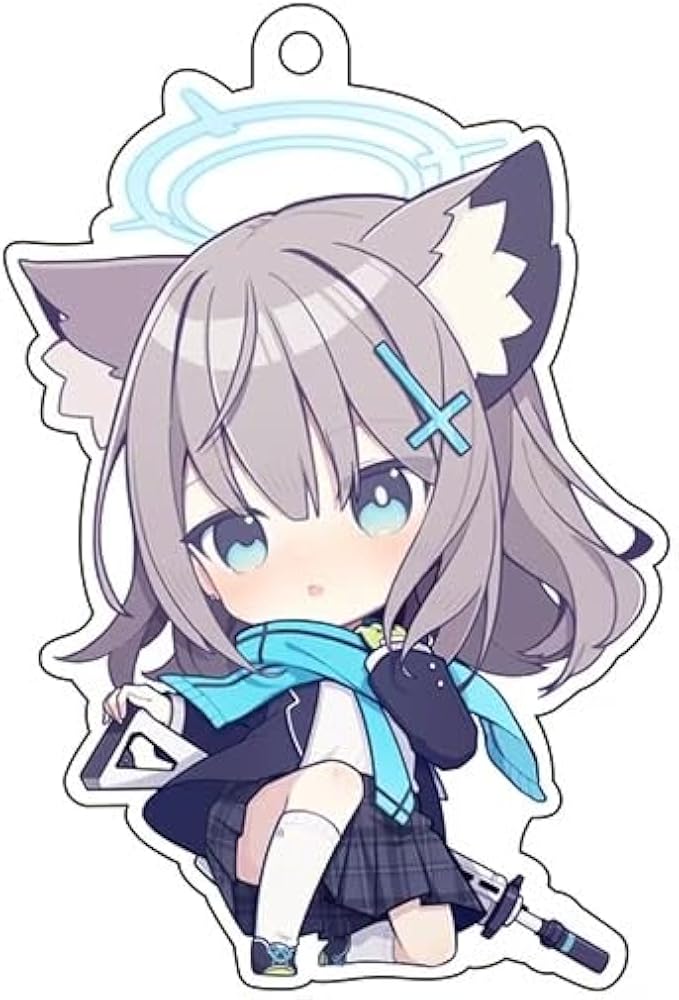 Amazon.co.jp: ブルーアーカイブアクリルキーホルダー 砂狼シロコ : ホビー