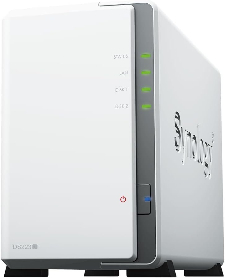 Amazon.co.jp: Synology NASキット 2ベイ DS223j/G【ガイドブック付