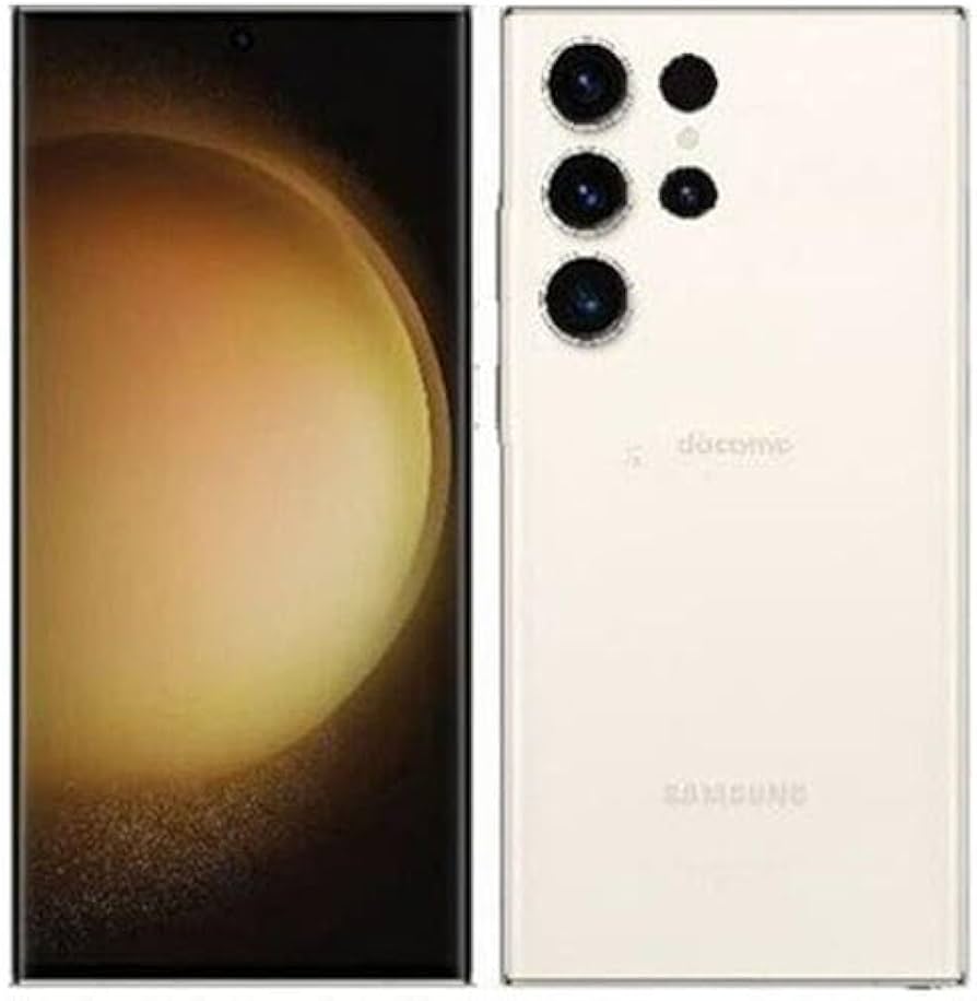 Amazon | 【整備済み品】Galaxy S23 Ultra SC-52D 256GB クリーム SIM