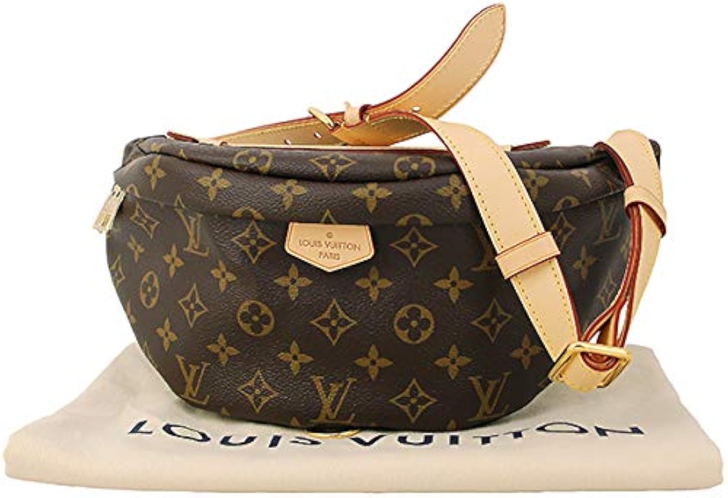 Amazon | [ルイヴィトン] バムバッグ モノグラム ブラウン レザー