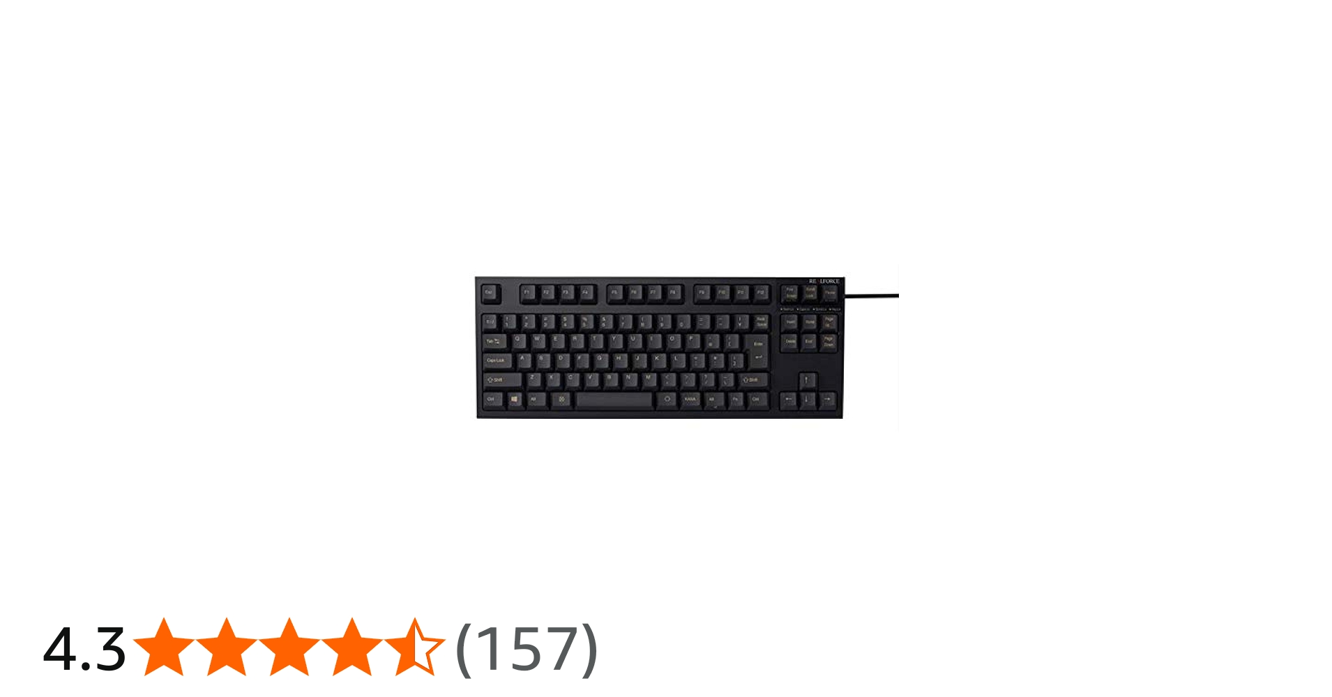 Amazon.co.jp: 東プレ REALFORCE R2 テンキーレス 日本語配列 静電容量